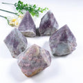 Healing Nature Crystal Purple Rough MIneral Geode Plum Blossom Tourmaline Tower for Sale