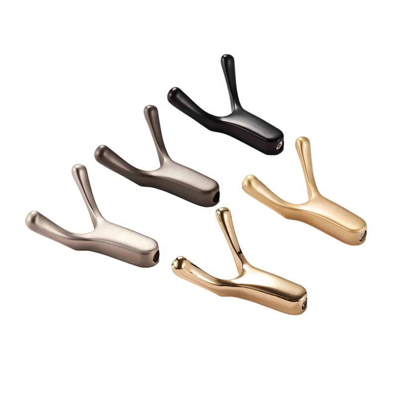 Zinc Alloy Bedroom Shower Room Towel Hook Over Door Hook Kitchen Cabinet Holder