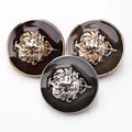 Cheap Price Alloy Crown lion Head Dripping Oil Sewing Buttons Hand-stitched Garment Button for Coat Shirt Decoration