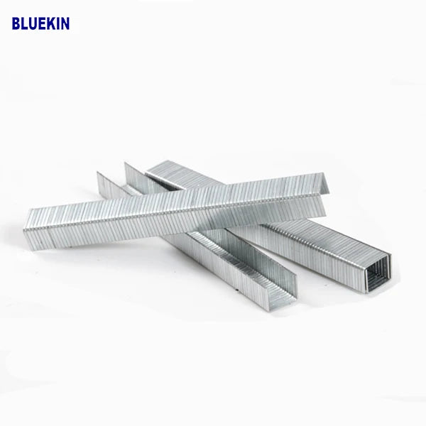 Galvanized 1006J/1008J/1010J/1013J/1016J Sofa Staple Pneumatic Gun Smooth Shank Steel Furniture Nails Black/Silver/Gold GB