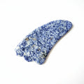 2026 Crafts gems Favorable price Factory direct sales body Blue Spot Jasper gua sha scraping with logo customization souvenirs gift