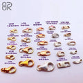 925 Silver 10k 14k 18k Gold Necklace Clasp Chain Connection Necklace Chain DIY Fine Jewelry Accessories