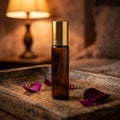 Elegant CAPOT 5ml 10ml Clear Amber Round Essential Oil Refillable Glass Roll on Bottle with Silk Screen Printing