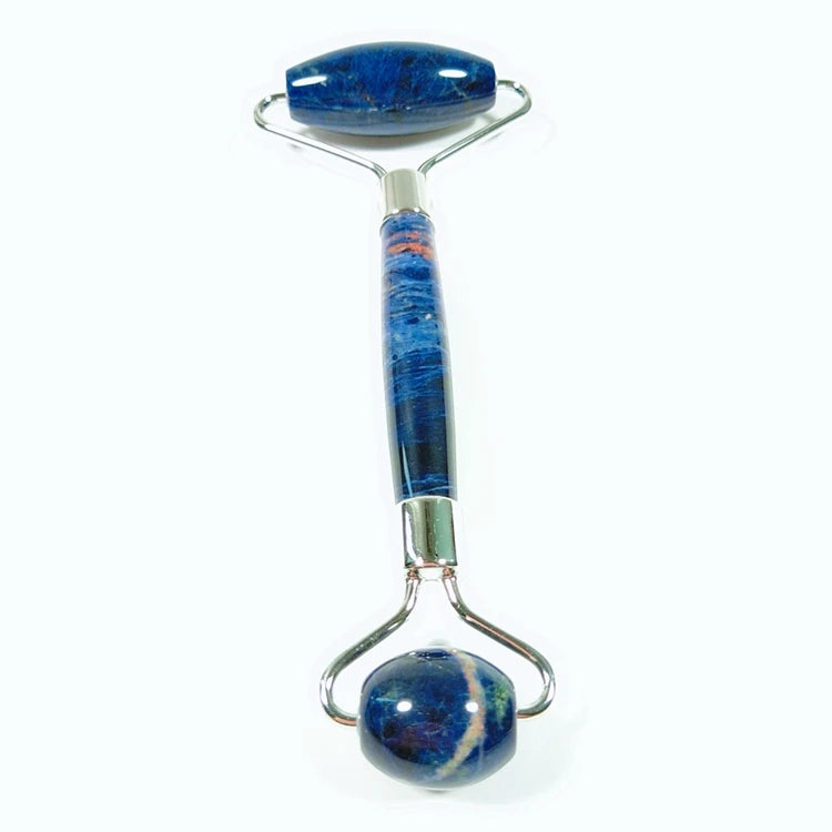 DIY Dorm Jade Roller Natural Authentic Sodalite  Jade Roller Gua Sha Raffini Jade Roller Set