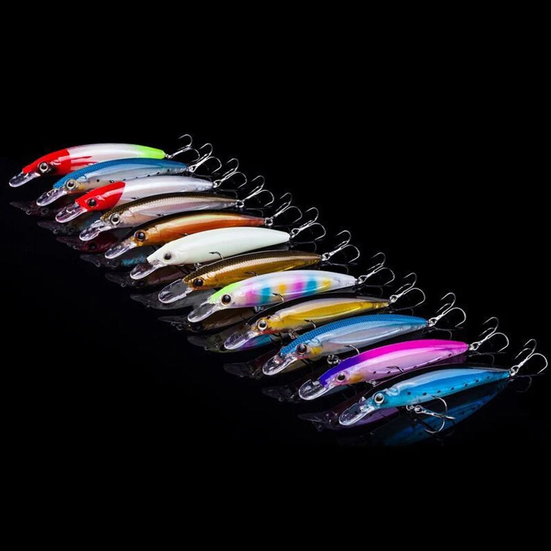 Fishing Lures Hard 80mm 5.5g 110mm 14g Minnow Baits Life-Like Swimbait Fishing Lures Minnow Hard Lure Bass Trout Baits