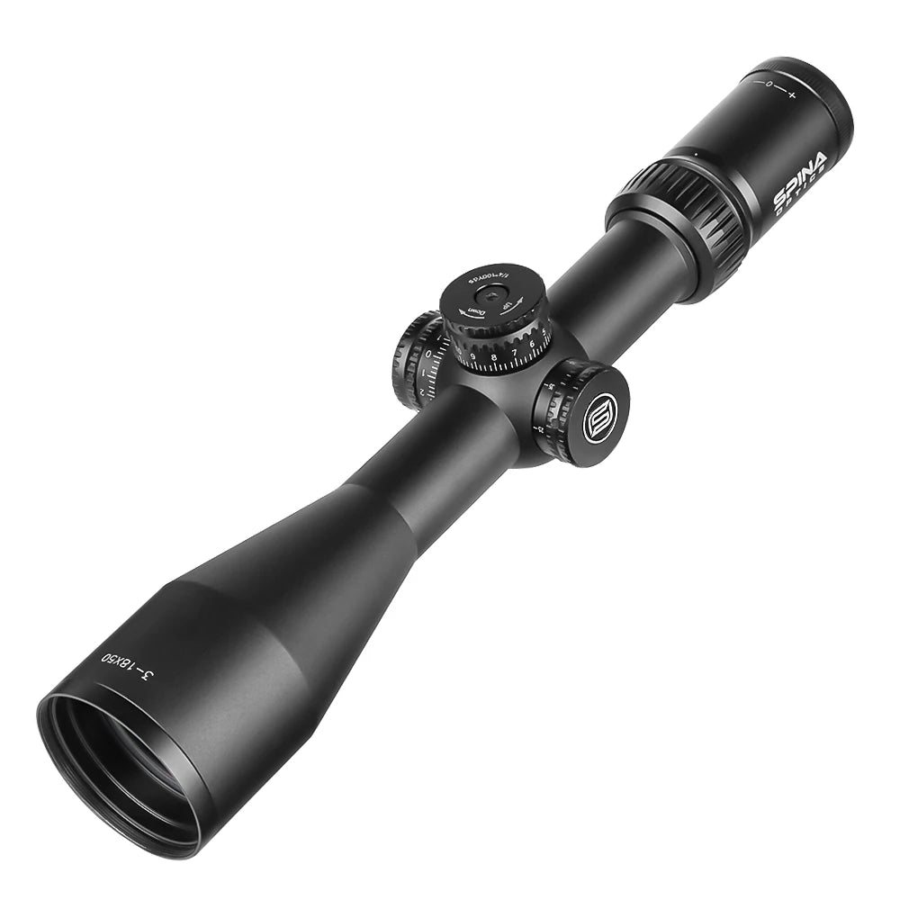 For SPINA OPTICS 3-18x50 Long Range Hunting Scope Aluminum Alloy Tactical Spottin
