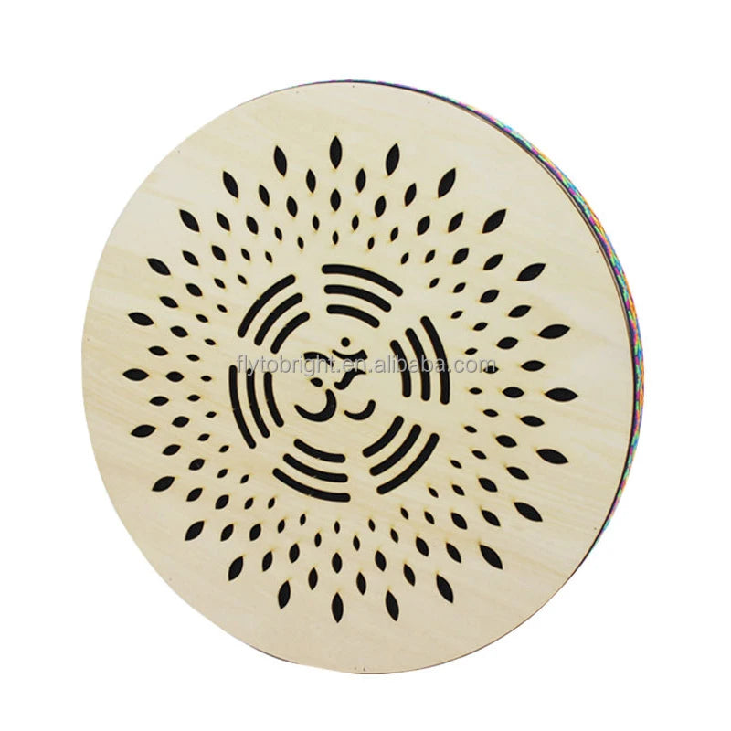 Natural Wood River Ocean Sea Drum Stream Drum Musical Meditation Drums With Sound Therapy Yoga