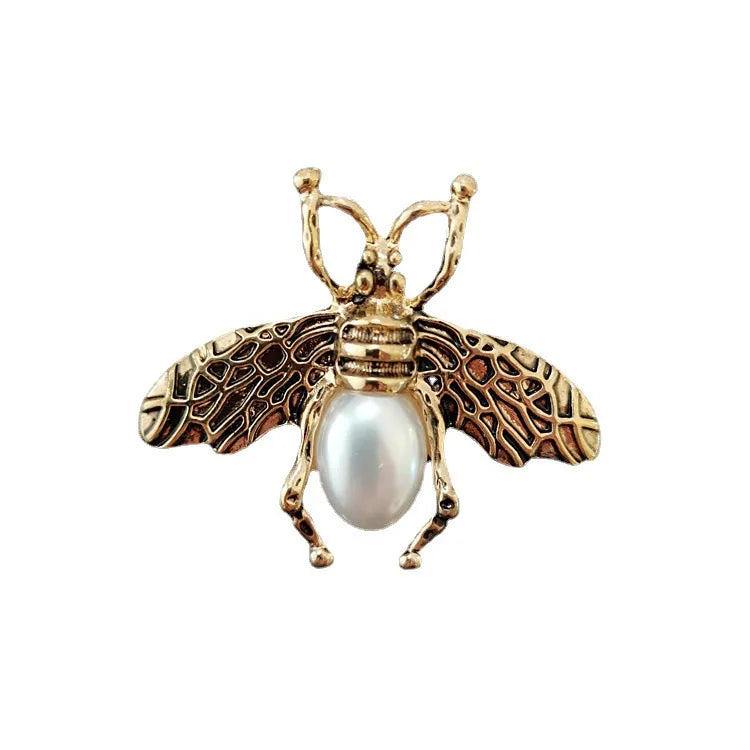 SSeeSY OEM ODM Custom Fashion Retro Clothing Accessories Little Bee Alloy Brooch Jewelry Gift for Women