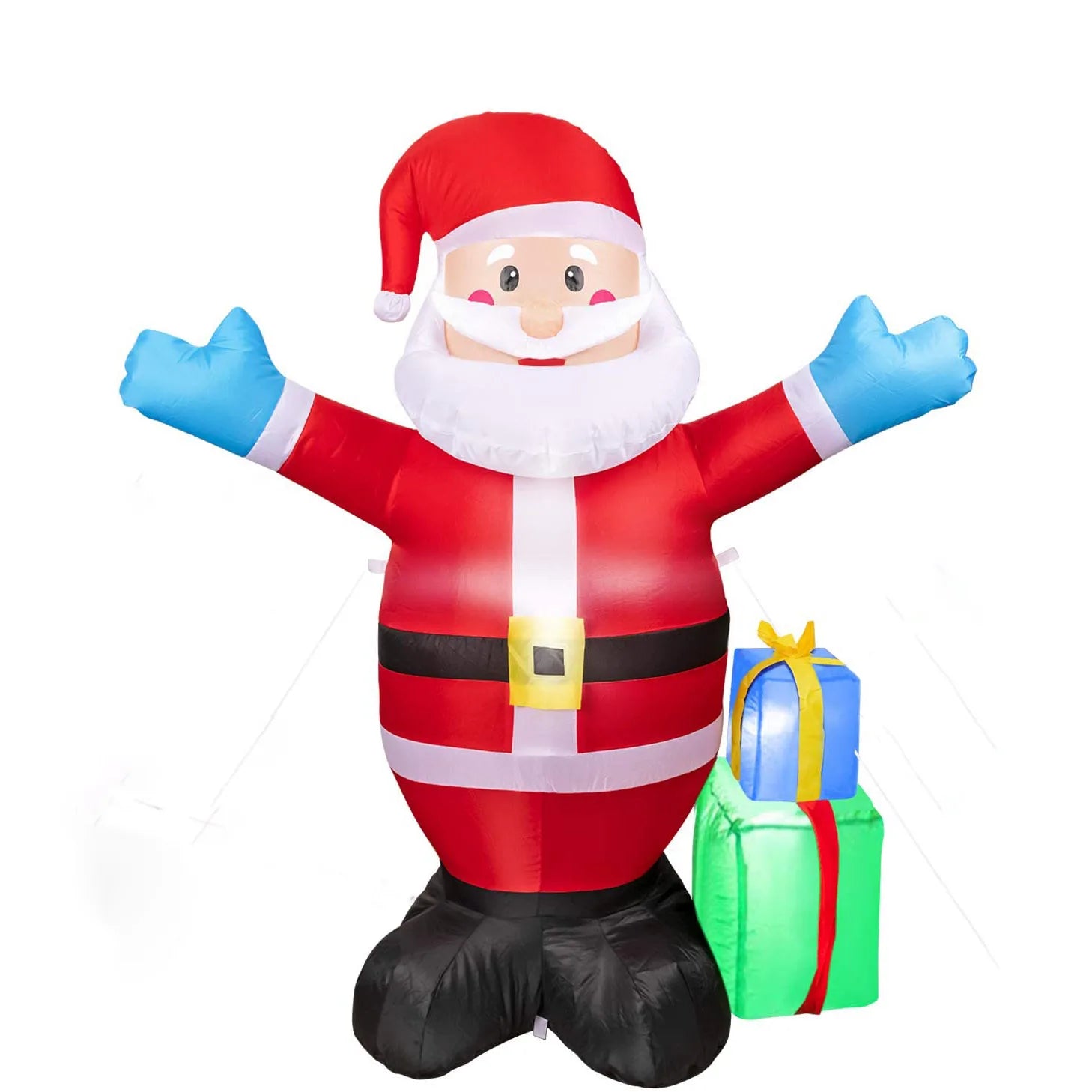 Hot Sale Waterhan Inflatable Christmas Exercise Ball PVC 80cm 20kg+ Lighted Outdoor Xmas Decor OEM Customized