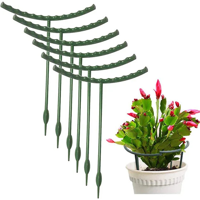 NEW 20Pcs/Set Plant Support Plant Stakes Metal Garden Peony Support Cages Outdoor Plant Support Ring Cage for Peony Tomato
