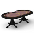 YH 102 Inch Factory Wholesale Gambling Tables Professional Casino Poker Table Luxurious Texas Hold'em Poker Table for Sale