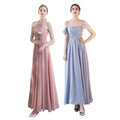 2026 New Wholesale Elegant Bridesmaid Dresses Chiffon Off Shoulder Long Bridesmaid Dresses Wedding Dresses