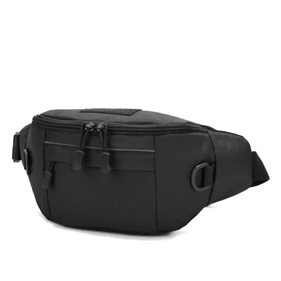 Outdoor Tactical Shoulder Bag Camping/Running Pouch & Waist Fanny Pack Convertible MOLLE EDC with Quick-Access Pocket