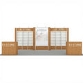 Tanfu TF10x20-1011-1 10x20 Aluminum Alloy Shelf Display Stand for Cosmetics Tradeshow Booth with Easy Installation