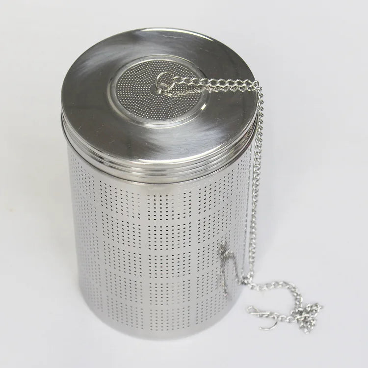 Extra-Large Reusable Polished Stainless Steel Tea Infuser Creative Filter Tea Balls Utensils Set for Home Use Coffee & Tea Tools