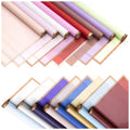 Wholesale 58*58cm Translucent Colorful Florist Supplies Waterproof Flower Wrapping Paper