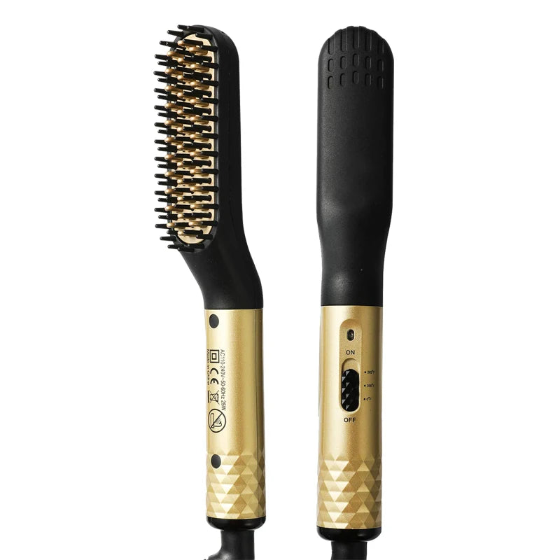 Electric Comb Beard Brush Hair Straightener Electric Fast Heating Hair Straightener Brush