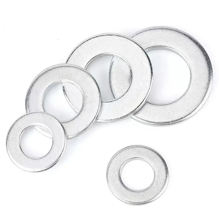 Metric High Tensile DIN 125 DIN 9021 Plain Washers Carbon Steel Stainless Steel Brass Metal Flat Washer for Anti Loosening