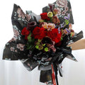 Newest Flower Wrap 58*58cm Retro Pattern Rose Bouquet Wrapping Paper for Flowers