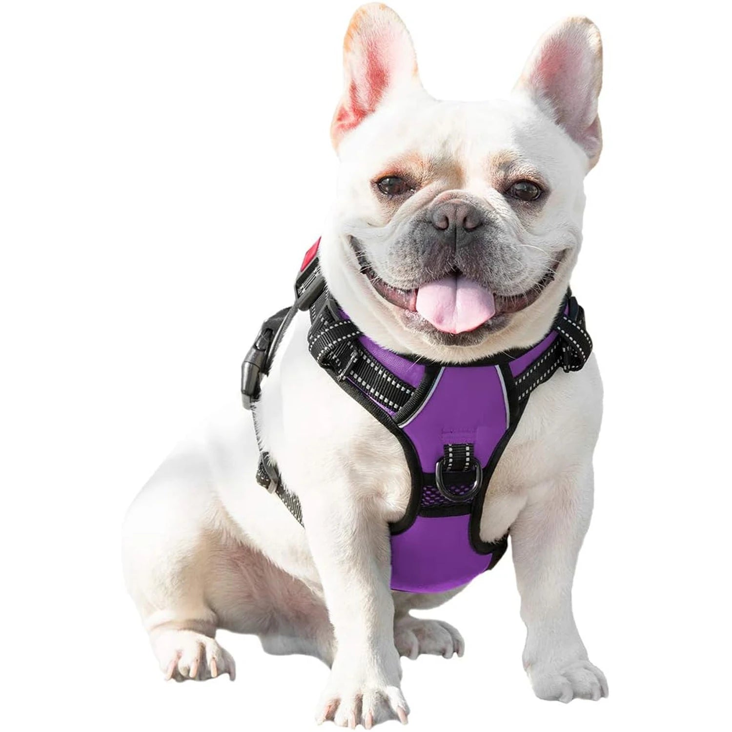 Best Seller High-End Dog Harness Durable Safe Reflective Soft Leather Nylon Polyester Rubber Adjustable Pet Vest Reputable