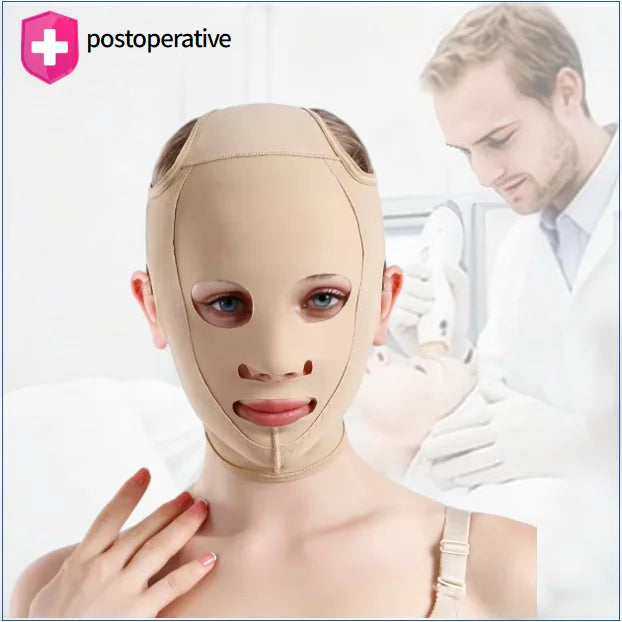 Lift Adjust Face Slimming Bandage Facial Sheath Post Surgical High Compression Facial Slimming Strap