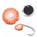 Meetee BHR-017 Alloy Flower Shape Folding Foldable Handbag Bag Purse Bag Table Hook Hanger