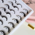 Sunland Custom Cruelty Free Faux Mink Eyelsh Vegan Eyelash 15mm 5d False Eye Lashes for Vegan Lash in Print Lash Boxes