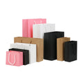 Manufacturer Wholesale Competitive Price Recycling logo Printed Custom Waterproof Paper Bags for Flowers with Flat Handle