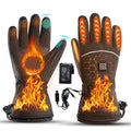 Rechargeable Winter Gloves with Waterproof Windproof Battery Heating for Skiing Snowboarding Hiking