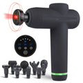 Heated Massage Gun Deep Tissue Percussion Massager With 3 Kind of Speed Levels Handheld Electronic Massager for Athletes
