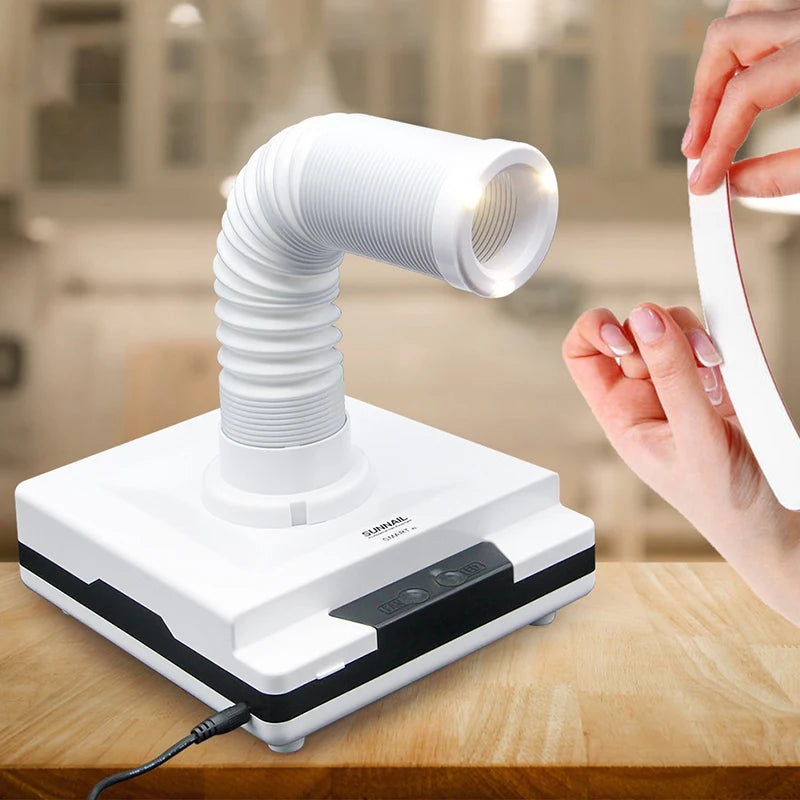 SUNNAIL Strong Suction Dust Collector 60W Manicure Use Nail Art Machine Table Dust Vacuum Cleaner