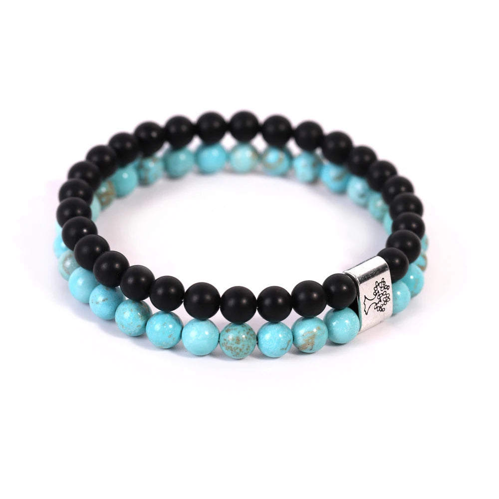 Wholesale Custom 6MM Women's Healing Rose Quartz Crystal Tiger Eye Natural Stone Gemstone Bead Bracelet