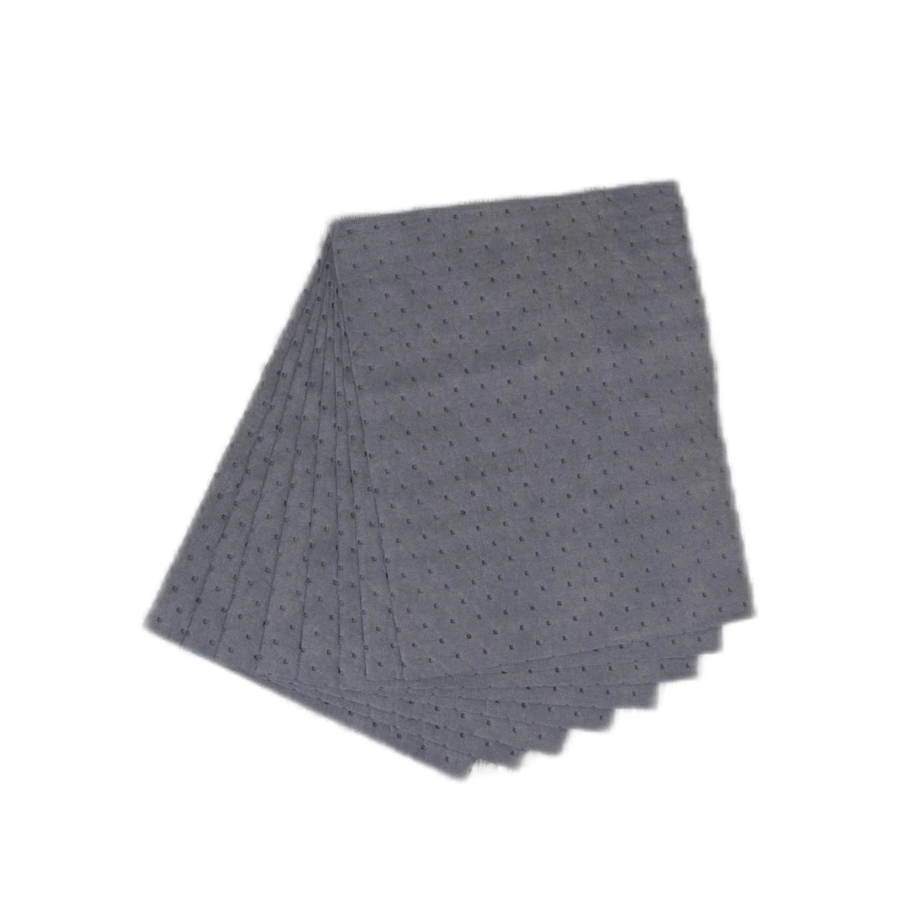 Oilspillpro GUA-P0200 High Absorbent Lightweight 16x20'' Machine Spill Grey 100% PP Oil Universal Absorbent Pad