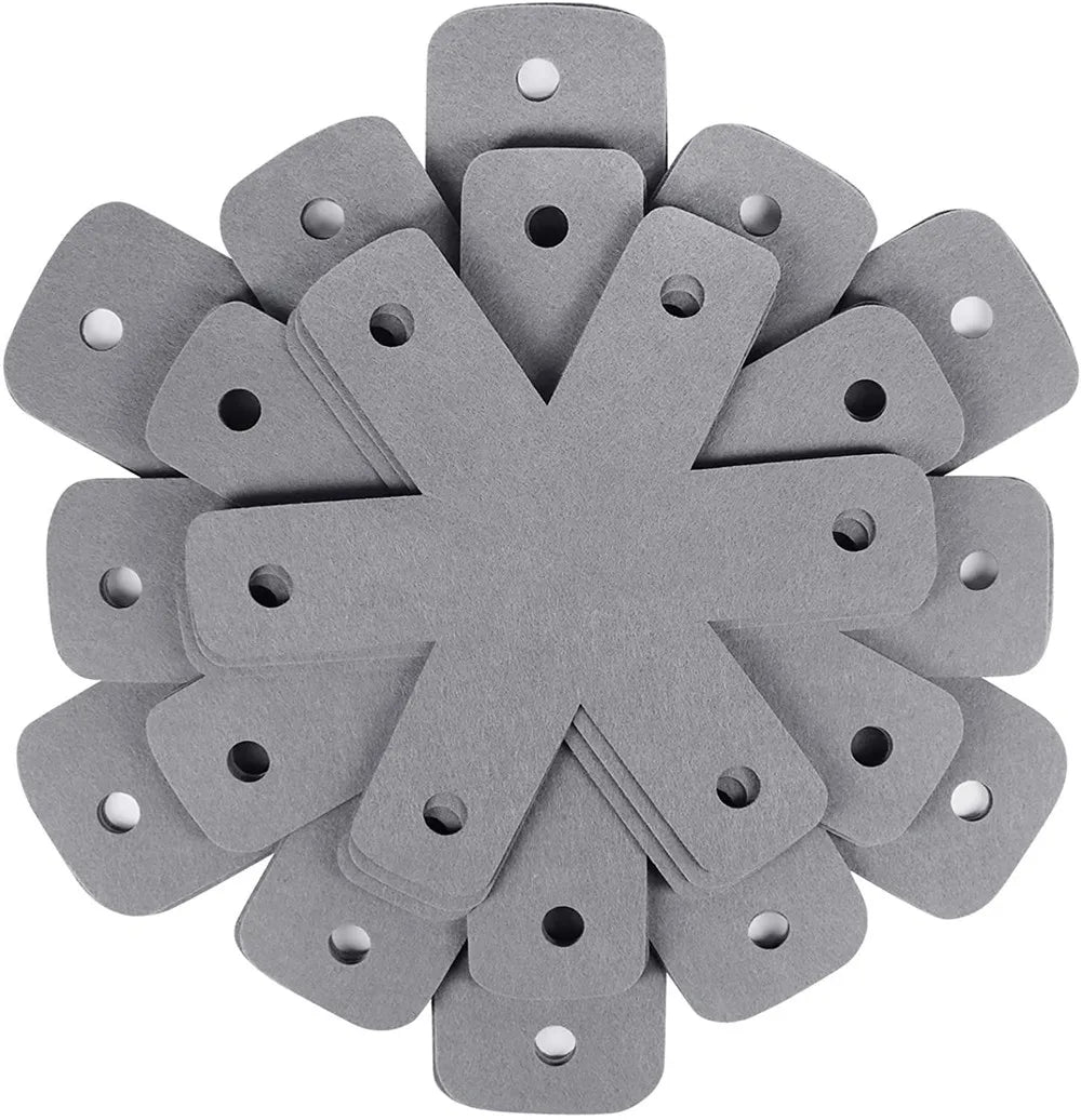 Larger Thicker Pan Separator Pads Felt Pan Pot Protectors Pad for Stacking and Protecting Your Cookware
