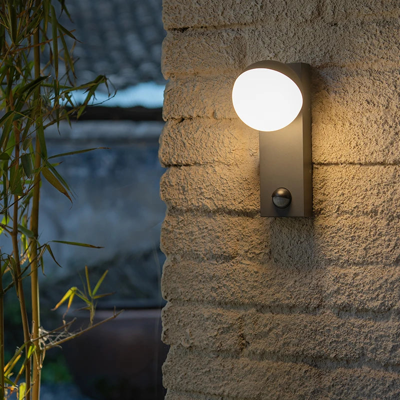 IP54 Outdoor Led Waterproof Lighting PIR Motion Sensor Wall Light for Home Garden Wall Lamps