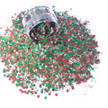 Wholesale Hot Sale Shiny Tinsel Sequins PET Glitter Powder Mix Holographic Eco Friendly Customizable Bulk for Christmas 1KG