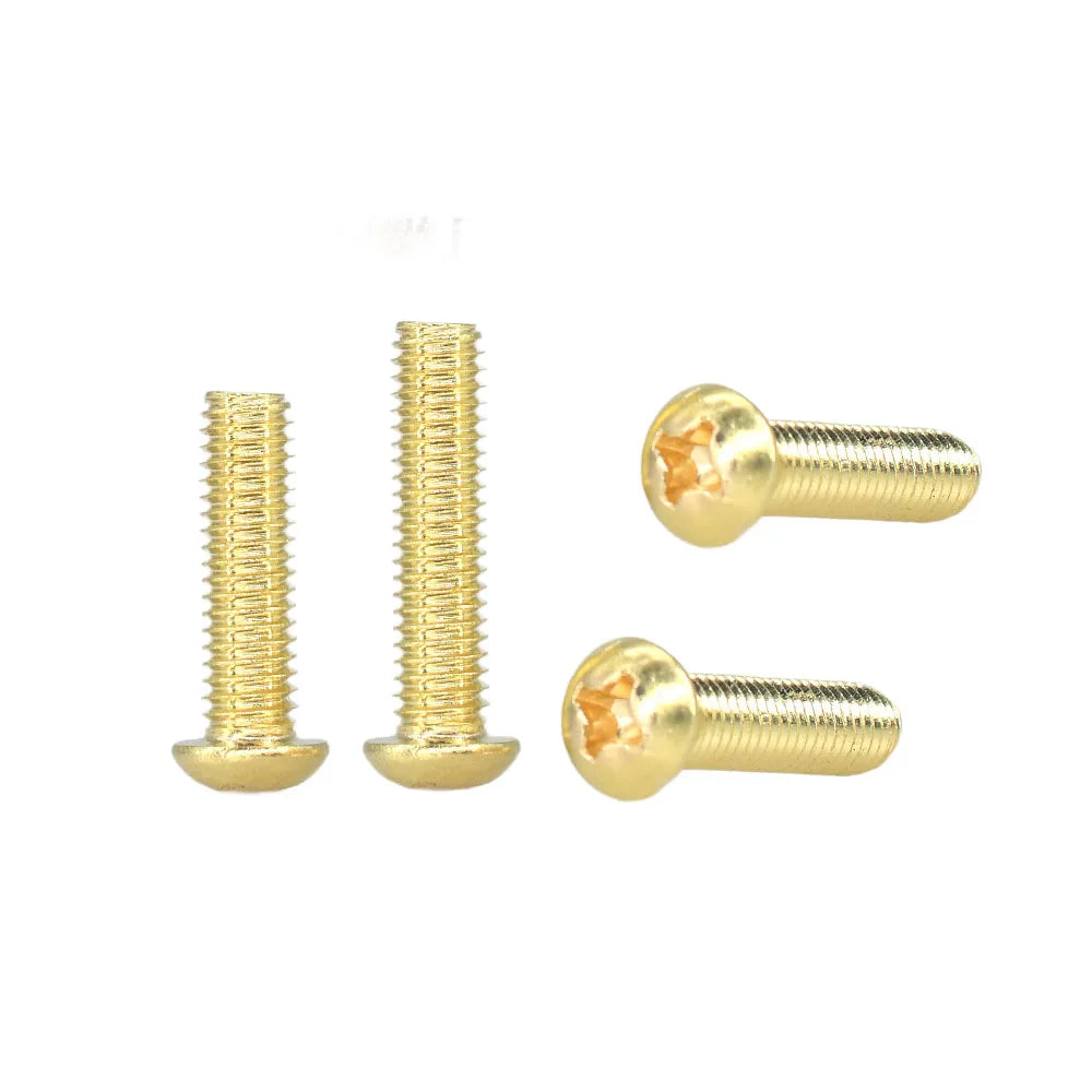 Custom Grub Screw With Brass Pivot Brass Cross Pan Head Machine Tooth Screw Fasteners M2M2.5M3M4M5