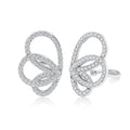 Dylam Butterfly Earrings CZ Silver Butterfly 18K Gold Plated Tiny Stud Earring for Girl Diamond Stud Earrings for Women