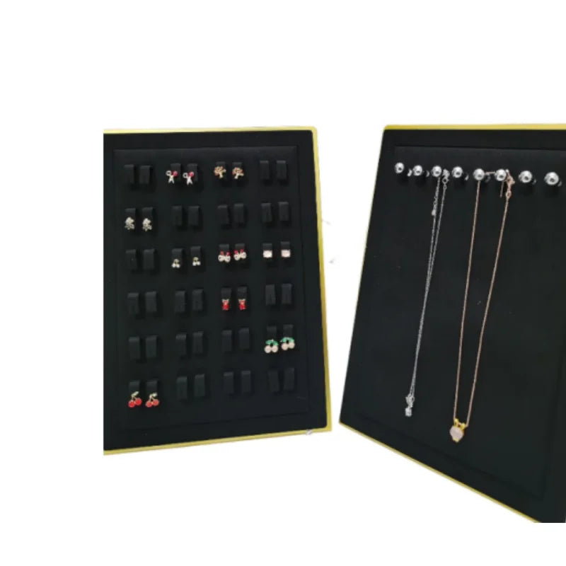 New Arrival Multifunction Metal Ring Jewelry Rack Necklace Earrings showcase Display Props