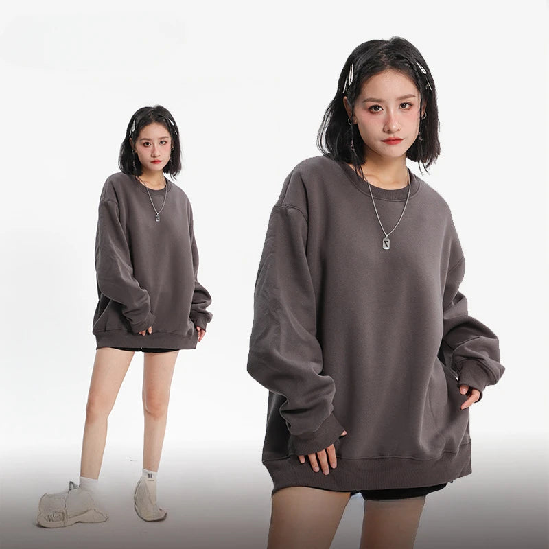 480G Fleece Plus Size Womens Oversized Hoodies Sweatshirt Pullover Sweatshirts for Women