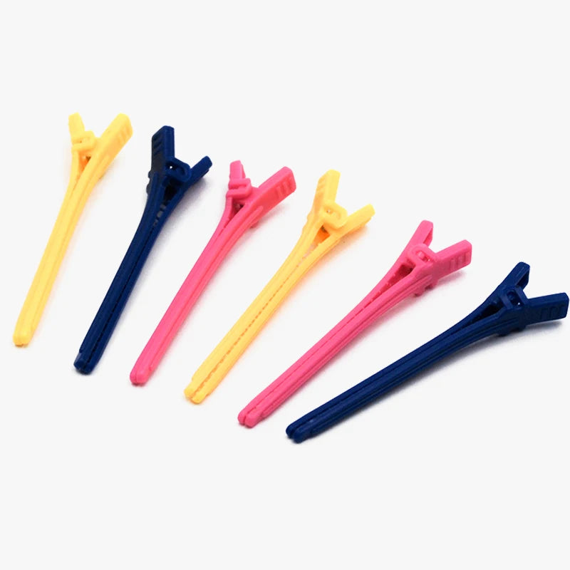 High Quality Salon Barber Colorful Hairpin Plastic Alligator Manufacturer Bill Duck Hair Clips