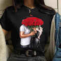 Women's Wine Cup Printed Custom Casual Harajuku Pattern T-shirt Soft Girls' T-shirt Plus Size Short Sleeve Clothing Top Tees