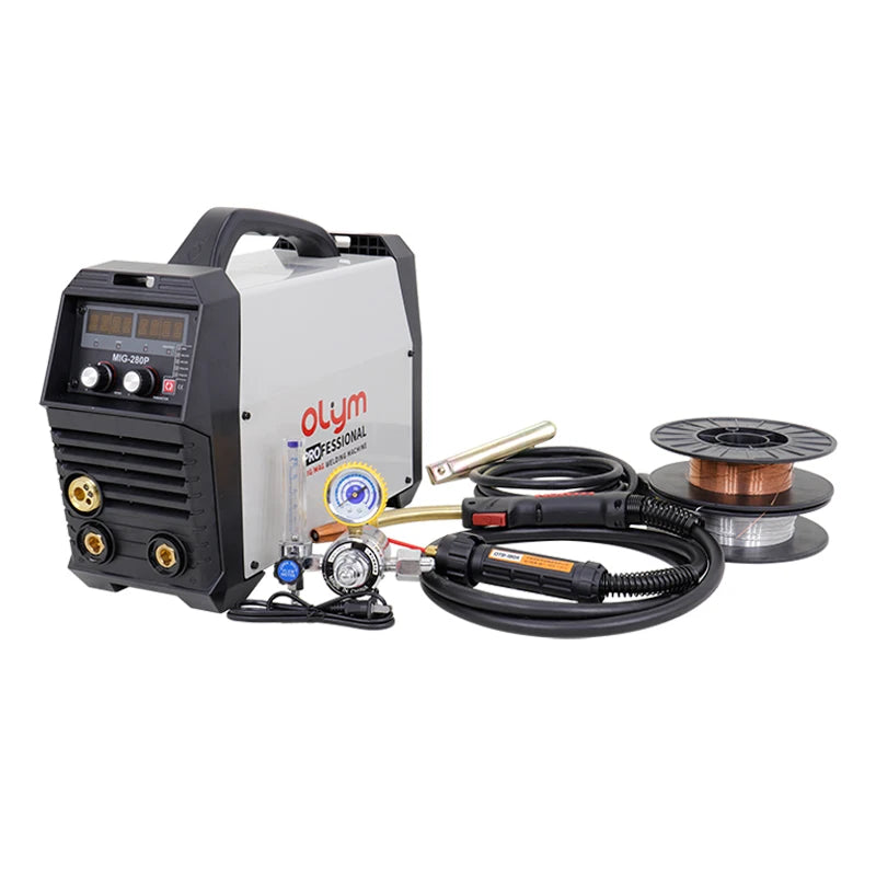 Digital Control Mig Welders Steel and Aluminum AlMg AlSi Gas Gasless Dc Mig Welding Machine Welder