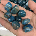 Wholesale Natural Blue Apatite Tumbles Stone Polished Crystals Healing Stone Crystal Tumble Stones for Decoration