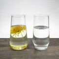 Wholesale clear 400ml 450ml 500ml Handmade clear Single Wall Glass Cup for Drink