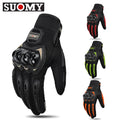 SUOMY Touch Screen Motorcycle Riding Gloves Winter&Summer Motos Luvas Guantes Protective Gear Racing Gloves Motocross Bike Glove