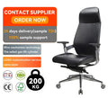 Wholesale Luxury Comfortable High Back Swivel Revolving Executive Office Chair Modern Design Ergonomic Manager Leather Chair