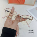 2024 New Designer Retro Eyeglasses Optical for Ladies Cat Eye Metal Frame Blue Light Blocking Eyewear Glasses Frame