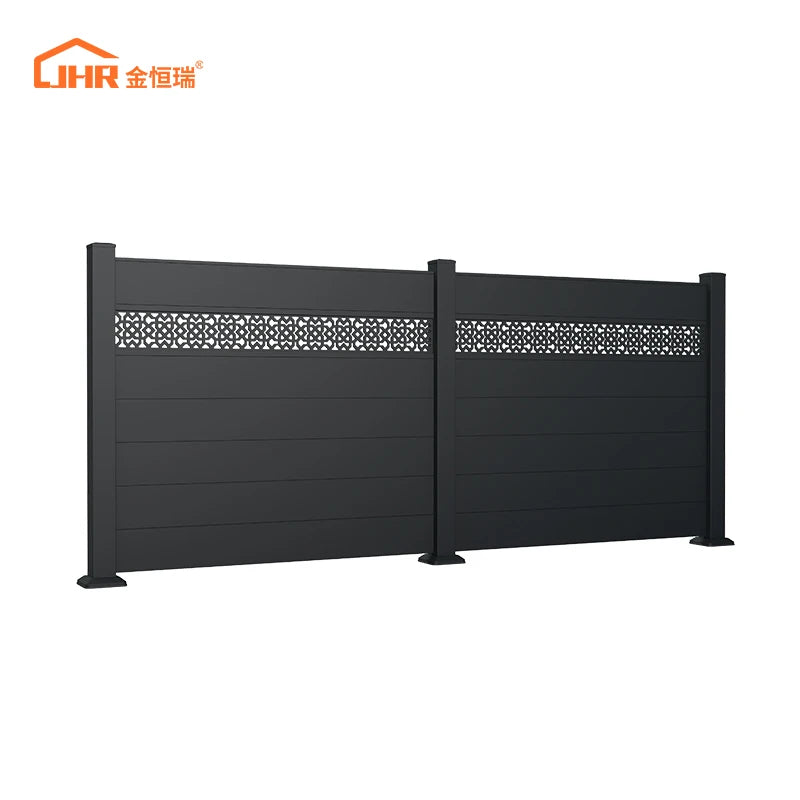 JHR Fence Trellis Aluminum Profiles Garden Fence Eco-friendly Fencing Trellises Farm Iron Metal Powder Coating Modern