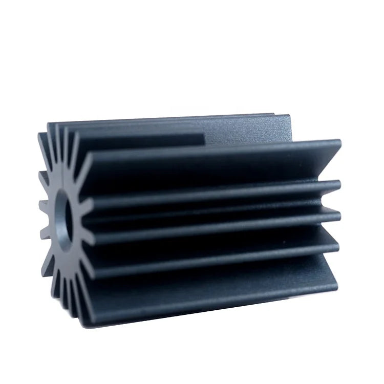 Verified Factory Custom Heatsink Die Cast Extruded Black Anodized Aluminum Profile Led Housing With Heat Sink